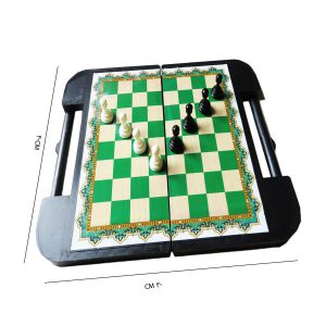 شطرنج آهنربایی و نرد جعبه ای متوسط